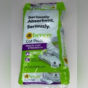 Tidy Cats Breeze Multi-Cat Strength Pads Refill, 8 pads